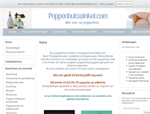 Tablet Screenshot of poppenhuiswinkel.com